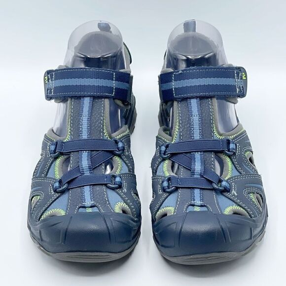 Merrell Hydro Sandal Navy/Green waterproof sandals - Boys size 5 - MY53375 - Picture 3 of 12